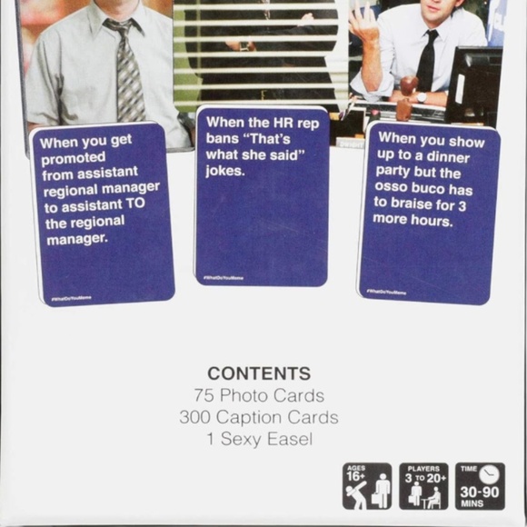 What Do You Meme? The Office Edition Hilarious Party Game for Meme Lovers NEW - Picture 3 of 5
